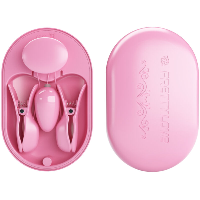 PRETTY LOVE - BOITE SURPRISE PINCES DÉLECTRO STIMULATION ROSE PRETTY LOVE FLIRTATION