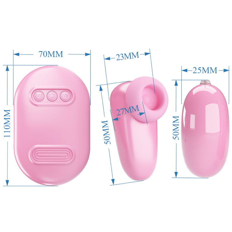 PRETTY LOVE - MAGIC BOX BALLE VIBRANTE & STIMULATEUR ROSE PRETTY LOVE SMART