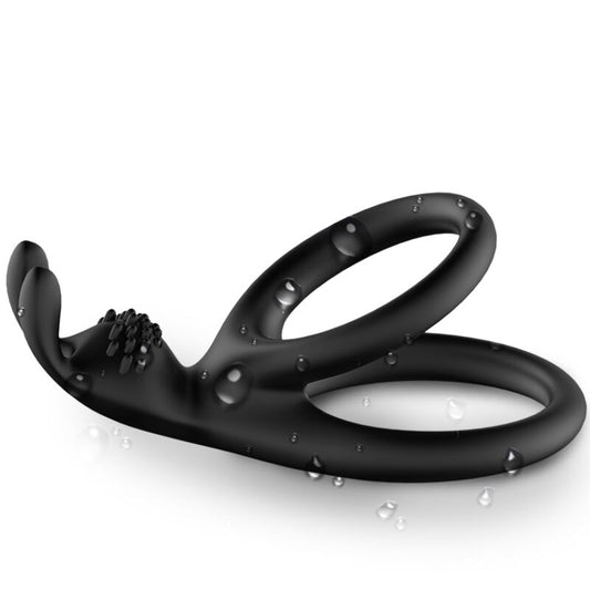 ARMONY - BAGUE DOUBLE LAPIN TENSY NOIR ARMONY FOR HIM