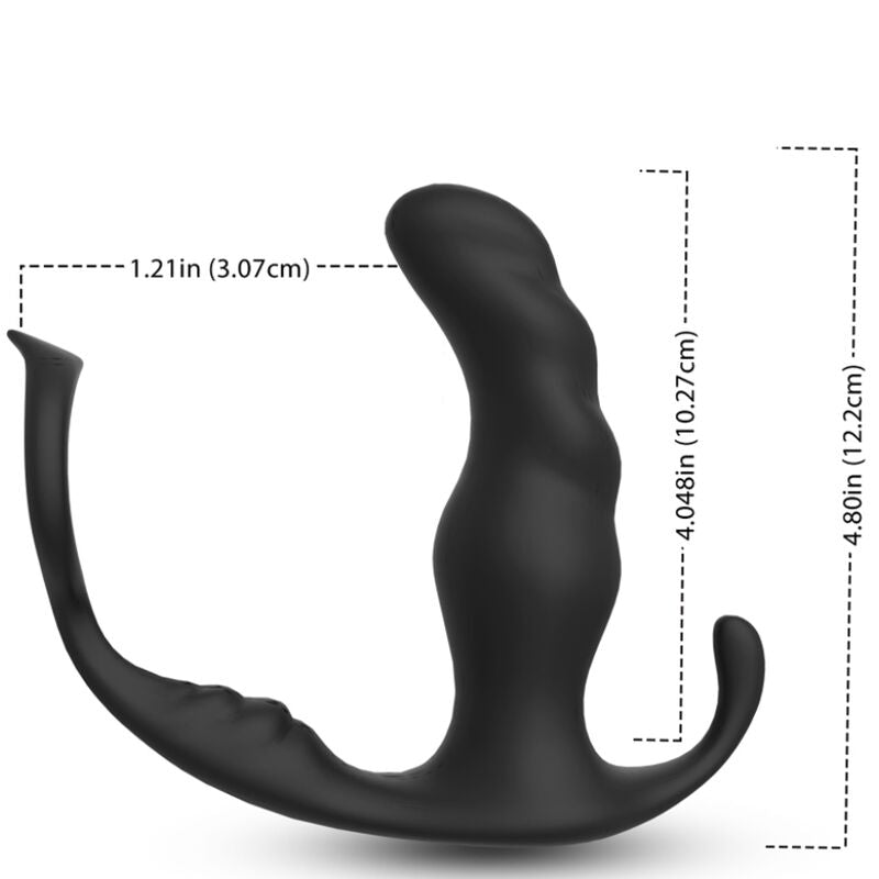 ARMONY - KNIGHT VIBRATEUR ANAL PROSTATE & ANNEAU TÉLÉCOMMANDE NOIR ARMONY ANAL