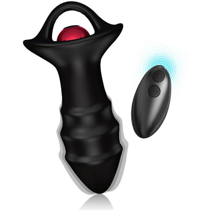 ARMONY - VIBRATEUR À DOIGTS KYLIN ET TÉLÉCOMMANDE DE PLUG ANAL NOIR ARMONY ANAL