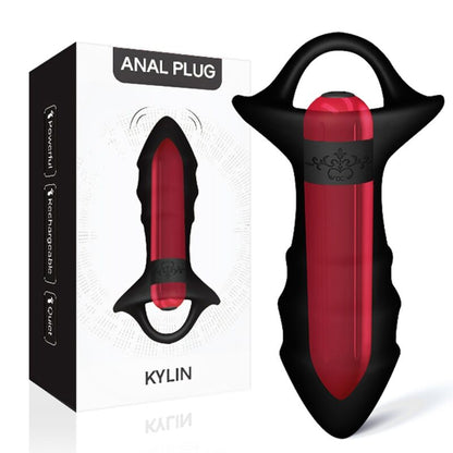 ARMONY - VIBRATEUR À DOIGTS KYLIN ET TÉLÉCOMMANDE DE PLUG ANAL NOIR ARMONY ANAL