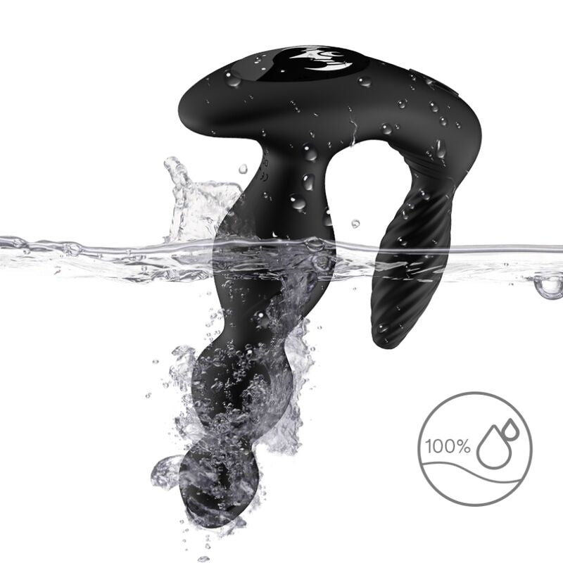 ARMONY - MANFUN VIBRATEUR & STIMULATEUR ANAL PLUG TÉLÉCOMMANDE NOIR ARMONY ANAL
