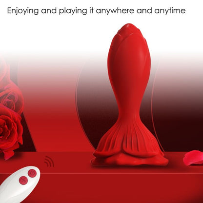 ARMONY - VIBRATEUR ROSE & PLUG ANAL PETITE TÉLÉCOMMANDE ROUGE ARMONY ANAL