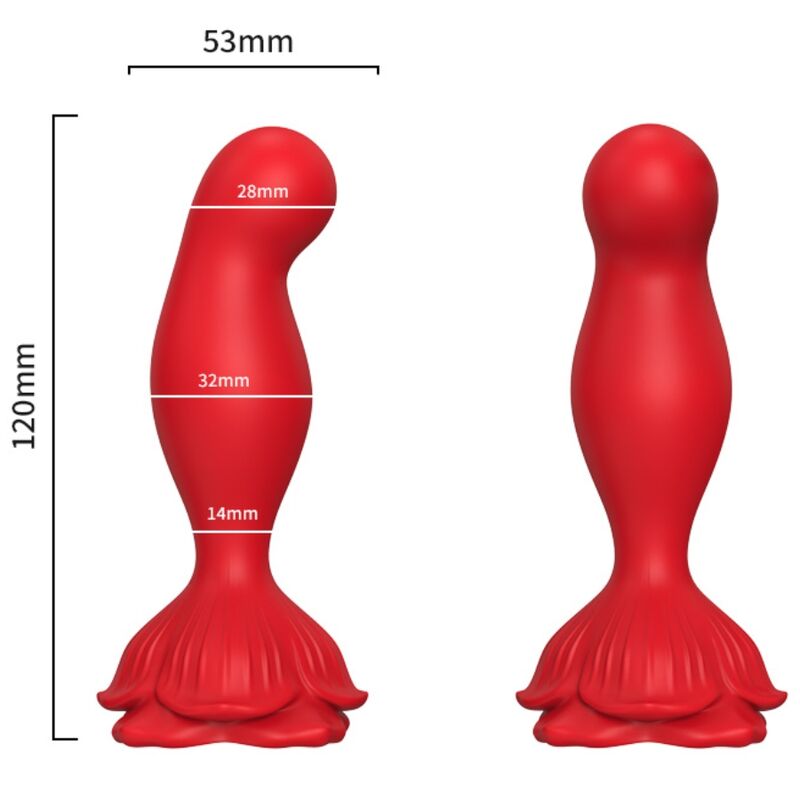 ARMONY - VIBRATEUR ROSE & PLUG ANAL TÉLÉCOMMANDE ROUGE ARMONY ANAL