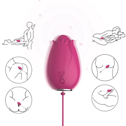 ARMONY - VIBRATEUR MANDALA EGG TÉLÉCOMMANDE G-SPOT FUCHSIA ARMONY STIMULATORS
