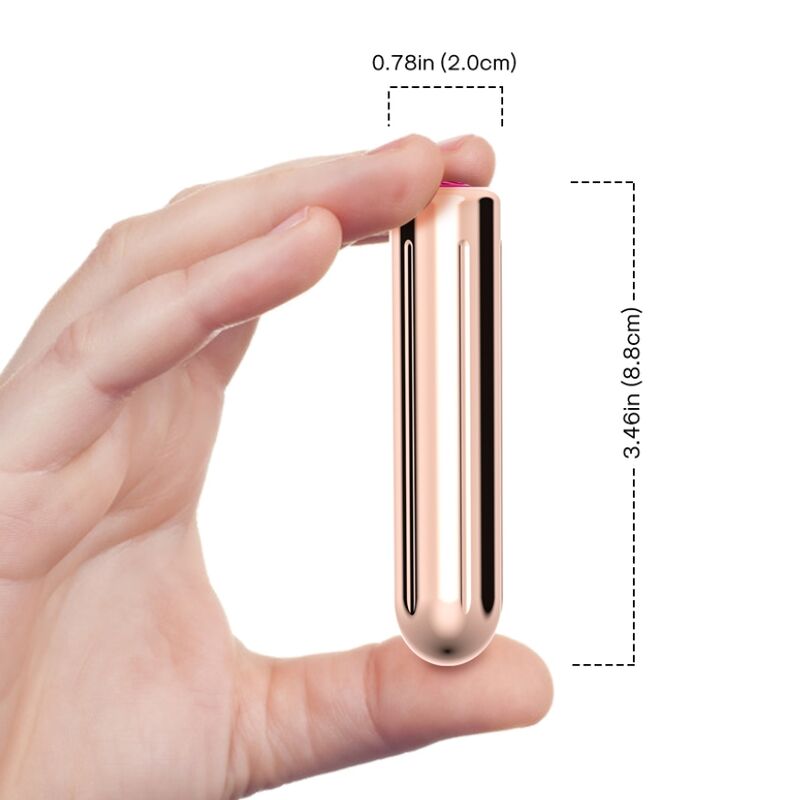 ARMONY - WARHEAD VIBRATOR BULLET TÉLÉCOMMANDE DORÉ 2 CM X 8.8 CM ARMONY STIMULATORS