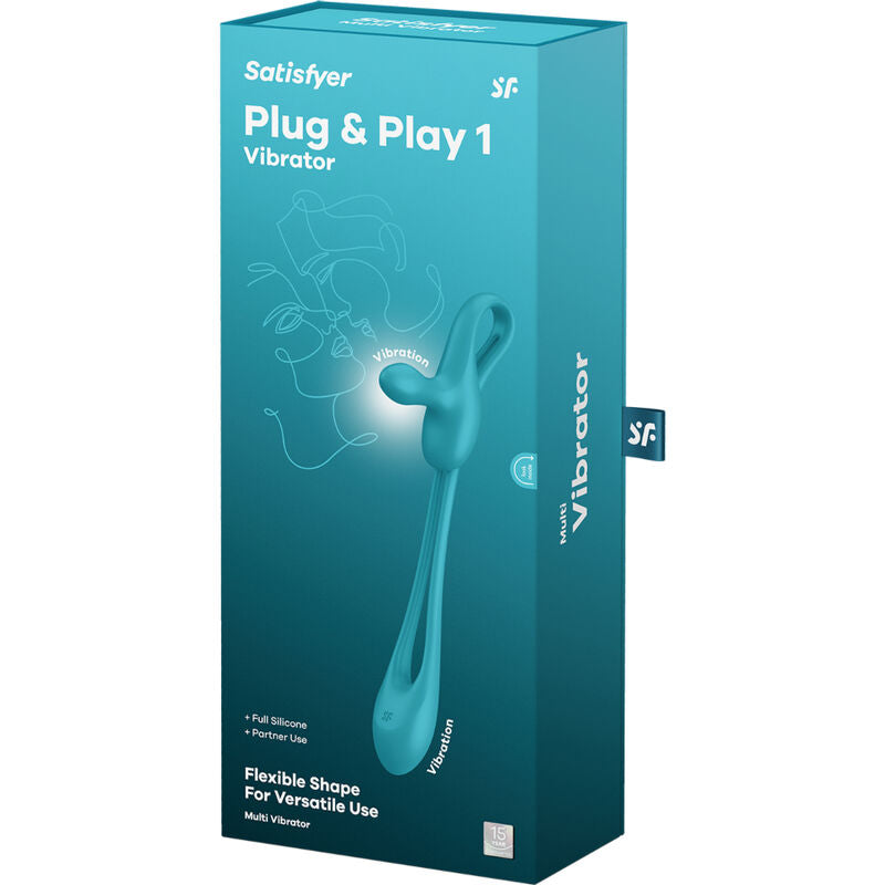 SATISFYER - PLUG & PLAY 1 MULTIVIBRATEUR FLEXIBLE SATISFYER RING
