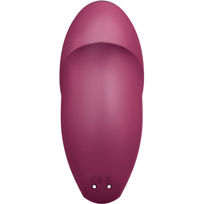 SATISFYER - TAP & CLIMAX 1 VIBRATEUR LAY-ON ROUGE SATISFYER LAYONS