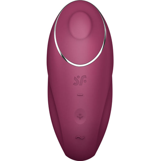 SATISFYER - TAP & CLIMAX 1 VIBRATEUR LAY-ON ROUGE SATISFYER LAYONS