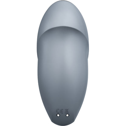 SATISFYER - TAP & CLIMAX 1 VIBRATEUR LAY-ON GRIS SATISFYER LAYONS