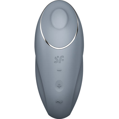 SATISFYER - TAP & CLIMAX 1 VIBRATEUR LAY-ON GRIS SATISFYER LAYONS