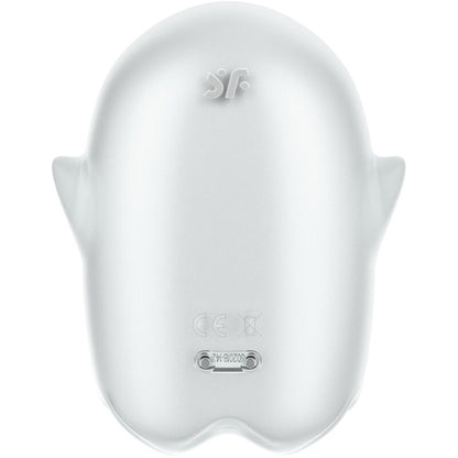 SATISFYER - GLOWING GHOST AIR PULSE & VIBRATEUR BLANC SATISFYER AIR PULSE