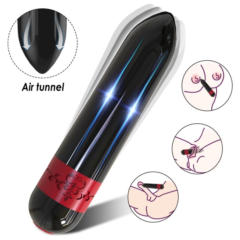 ARMONY - TÉLÉCOMMANDE BULLET VIBRATEUR ROCKET NOIR ARMONY STIMULATORS