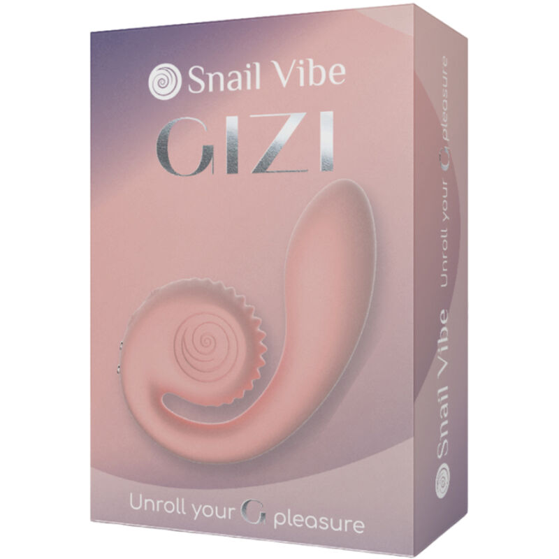 SNAIL VIBE - STIMULATEUR DOUBLE GIZI ROSE SNAIL VIBE