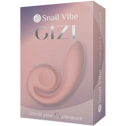 SNAIL VIBE - STIMULATEUR DOUBLE GIZI ROSE SNAIL VIBE