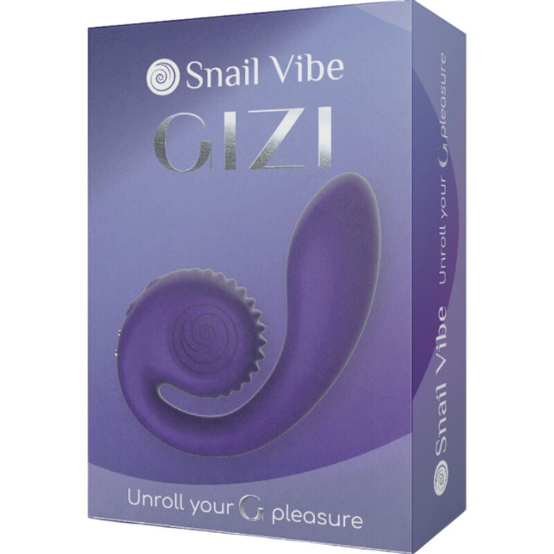 SNAIL VIBE - STIMULATEUR DOUBLE GIZI VIOLET SNAIL VIBE