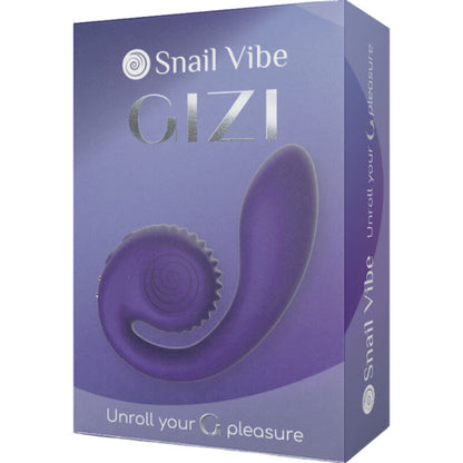SNAIL VIBE - STIMULATEUR DOUBLE GIZI VIOLET SNAIL VIBE
