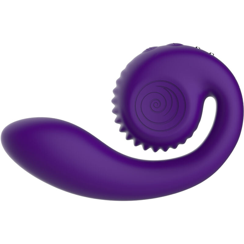 SNAIL VIBE - STIMULATEUR DOUBLE GIZI VIOLET SNAIL VIBE