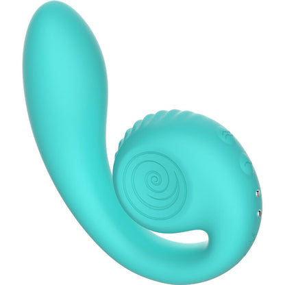 SNAIL VIBE - STIMULATEUR DOUBLE GIZI TURQUOISE SNAIL VIBE