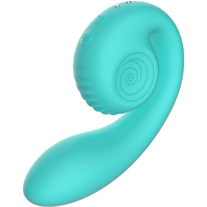 SNAIL VIBE - STIMULATEUR DOUBLE GIZI TURQUOISE SNAIL VIBE