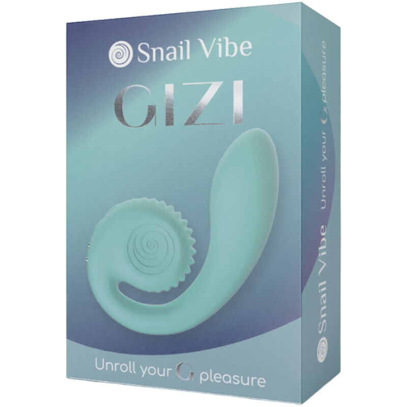 SNAIL VIBE - STIMULATEUR DOUBLE GIZI TURQUOISE SNAIL VIBE