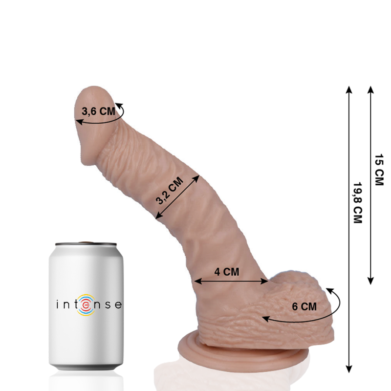 MR INTENSE - 18 PÉNIS RÉALISTE 19.8 CM -O- 3.2 CM MR. INTENSE