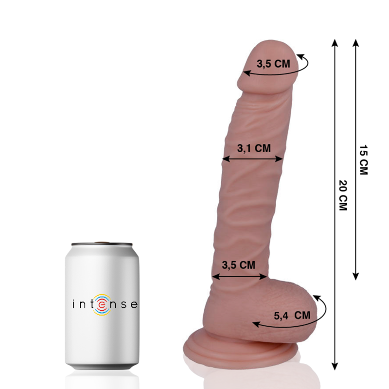 MR INTENSE - 19 PÉNIS RÉALISTE 20 CM -O- 3.1 CM MR. INTENSE