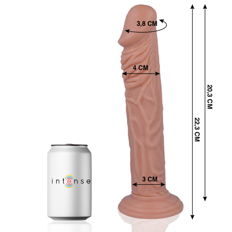 MR INTENSE - 27 PÉNIS RÉALISTE 22.3 CM -O- 4 CM MR. INTENSE
