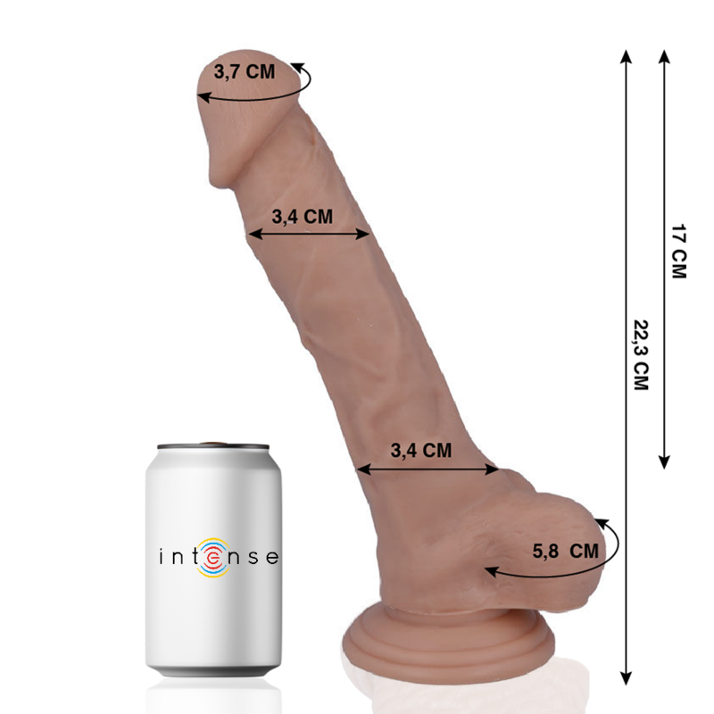 MR INTENSE - 28 PÉNIS RÉALISTE 22.3 CM -O- 3.4 CM MR. INTENSE