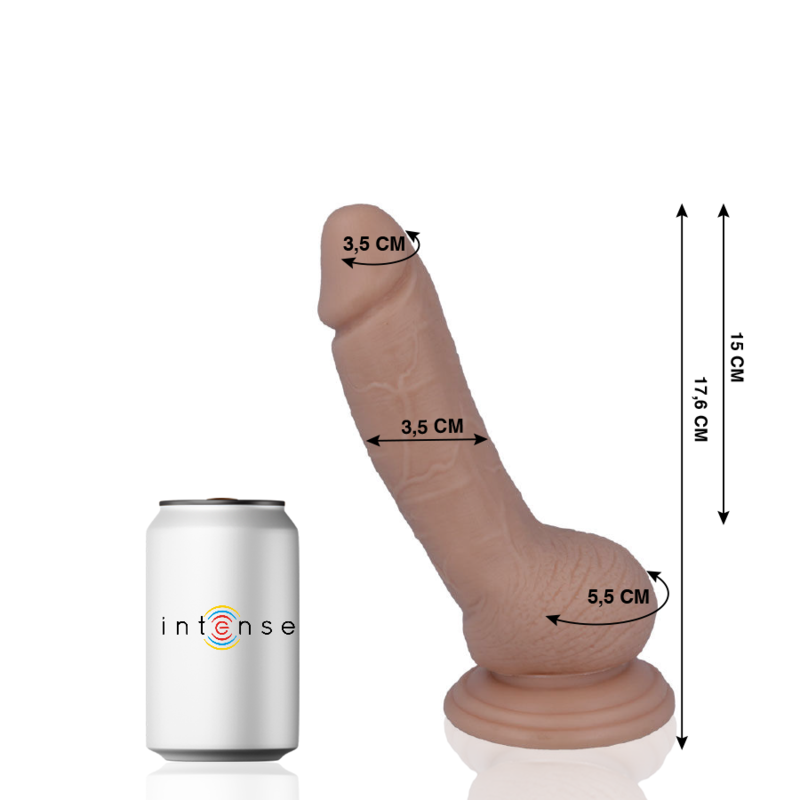 MR INTENSE - 8 PÉNIS RÉALISTE 17.6 CM -O- 3.5 CM MR. INTENSE