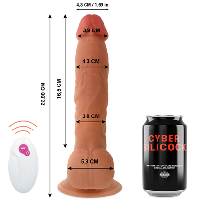 CYBER SILICOCK - TÉLÉCOMMANDE RÉALISTE MASTER BEN 23.88 CM -O- 4.3 CM CYBER SILICOCK