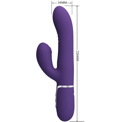 PRETTY LOVE - VIBRATEUR MULTIFONCTION G-SPOT VIOLET PRETTY LOVE FLIRTATION