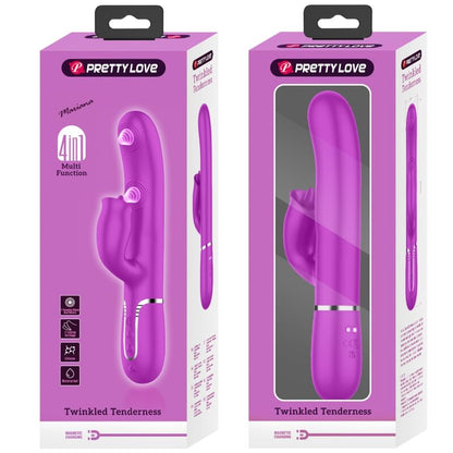 PRETTY LOVE - VIBRATEUR LAPIN À LÉCHER FUCHSIA PRETTY LOVE FLIRTATION