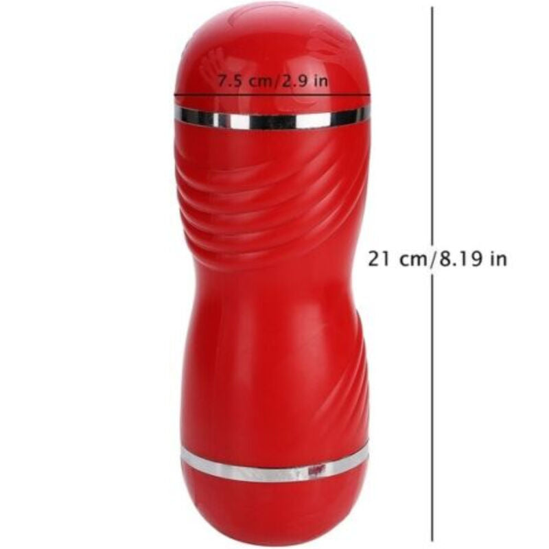 ARMONY - MASTURBATEUR DOUBLE VAGIN ET BOUCHE ROUGE ARMONY FOR HIM