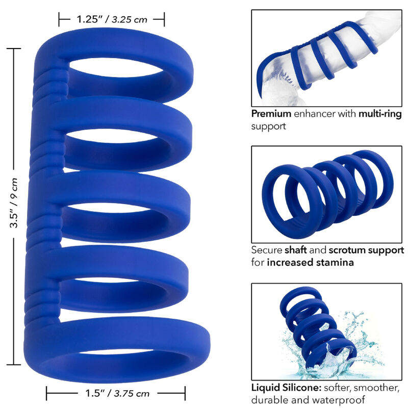 CALEXOTICS - ADMIRAL XTREME CAGE BLEU CALEXOTICS