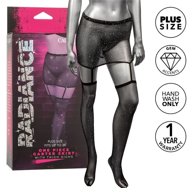 CALEXOTICS - RADIANCE JUPE JARRETIÈRES CUISSES GRANDE TAILLE CALEXOTICS