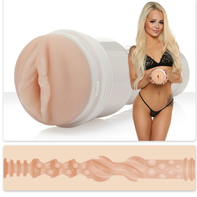 FLESHLIGHT - ELSA JEAN VAGINA TASTY + LANCEMENT UNIVERSEL + LUBRIFIANT QUALITÉ AQUA 50 ML FLESHLIGHT GIRLS