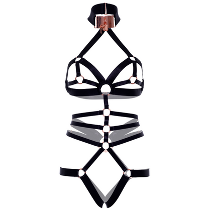 LEG AVENUE - HARNAIS DE CORPS ÉLASTIQUE SANS CROTCHLES LEG AVENUE KINK