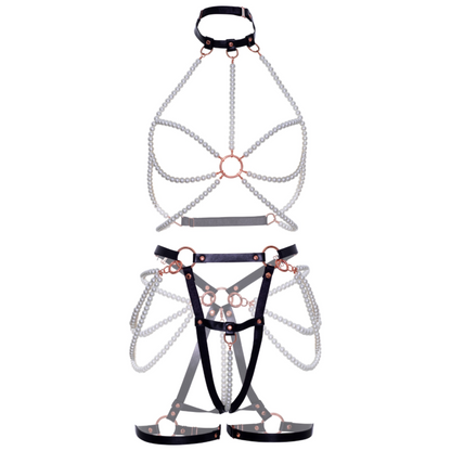 LEG AVENUE - SOUTIEN-GORGE HARNAIS & JARRETIÈRE PERLE M LEG AVENUE KINK