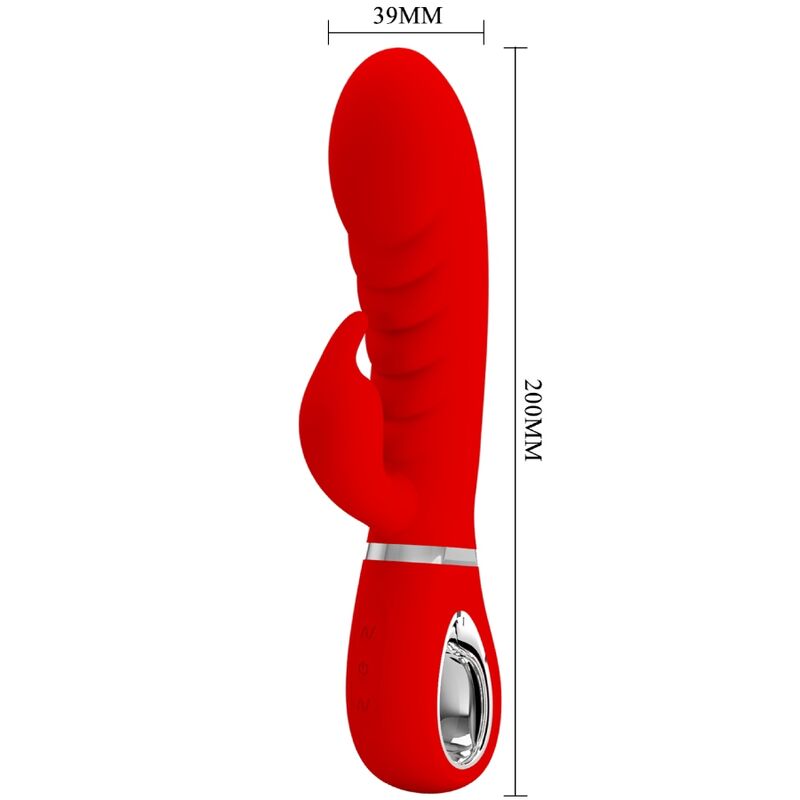 PRETTY LOVE - VIBRATEUR MULTIFONCTION G-SPOT PRESCOTT ROUGE PRETTY LOVE FLIRTATION