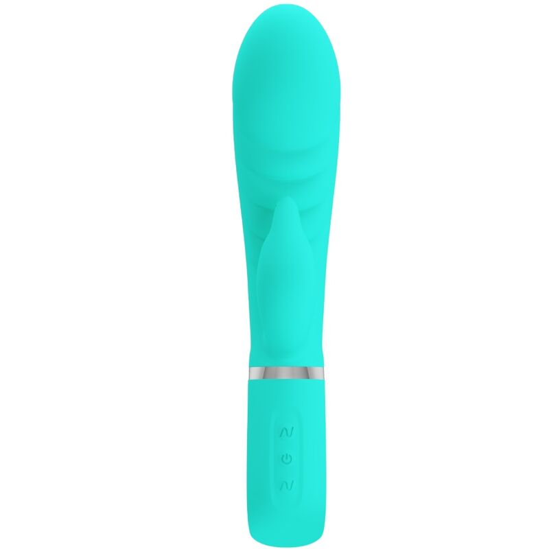 PRETTY LOVE - VIBRATEUR MULTIFONCTION G-SPOT PRESCOTT VERT AQUA PRETTY LOVE PARTY UP