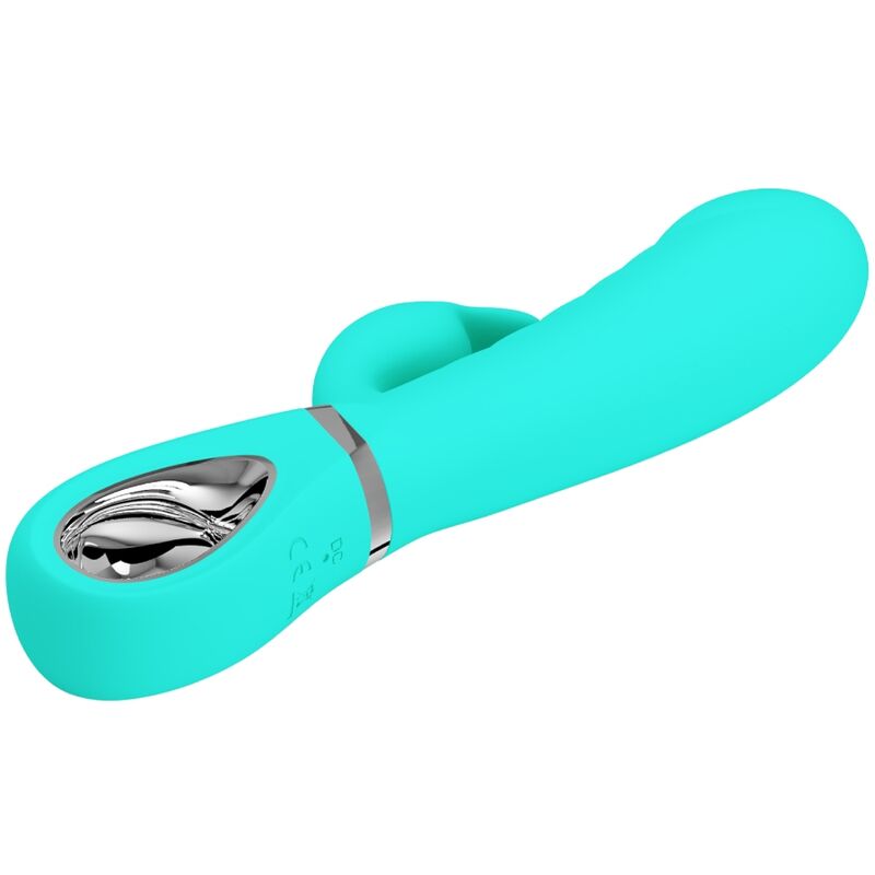 PRETTY LOVE - VIBRATEUR MULTIFONCTION G-SPOT PRESCOTT VERT AQUA PRETTY LOVE PARTY UP