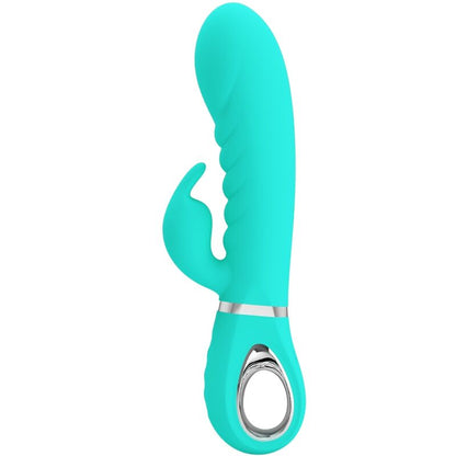 PRETTY LOVE - VIBRATEUR MULTIFONCTION G-SPOT PRESCOTT VERT AQUA PRETTY LOVE PARTY UP