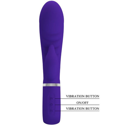 PRETTY LOVE - VIBRATEUR MULTIFONCTION G-SPOT PRESCOTT VIOLET PRETTY LOVE FLIRTATION