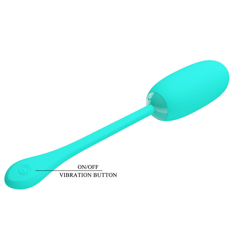 PRETTY LOVE - JULIUS OEUF VIBRANT IMPERMÉABLE-RECHARGEABLE AQUA VERT PRETTY LOVE SMART