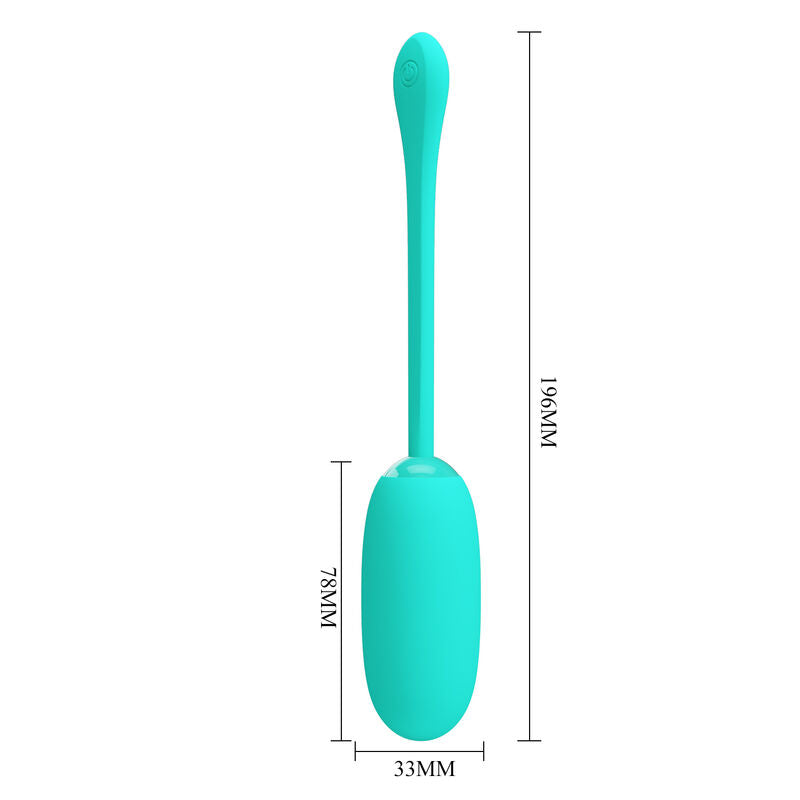 PRETTY LOVE - JULIUS OEUF VIBRANT IMPERMÉABLE-RECHARGEABLE AQUA VERT PRETTY LOVE SMART