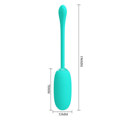 PRETTY LOVE - JULIUS OEUF VIBRANT IMPERMÉABLE-RECHARGEABLE AQUA VERT PRETTY LOVE SMART