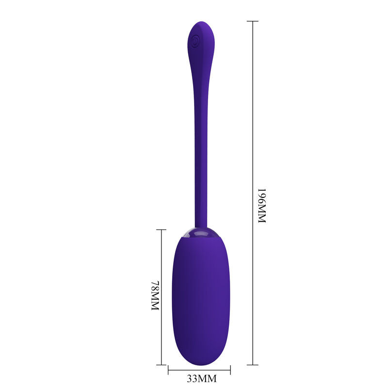 PRETTY LOVE - OEUF VIBRANT JULIUS IMPERMÉABLE-RECHARGEABLE VIOLET PRETTY LOVE SMART
