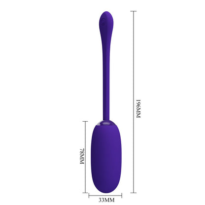 PRETTY LOVE - OEUF VIBRANT JULIUS IMPERMÉABLE-RECHARGEABLE VIOLET PRETTY LOVE SMART
